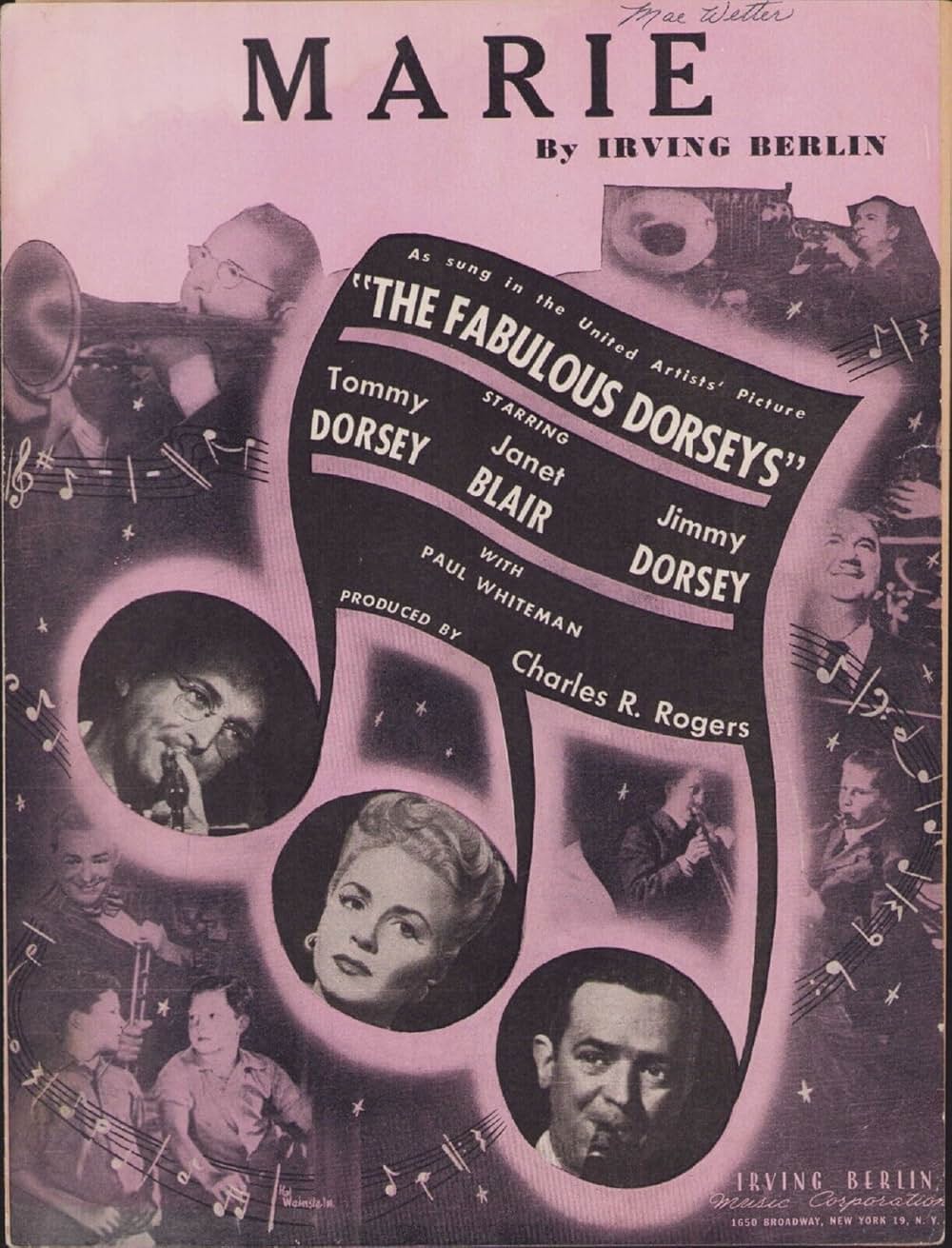 トミー&ジミー・ドーシー物語の画像