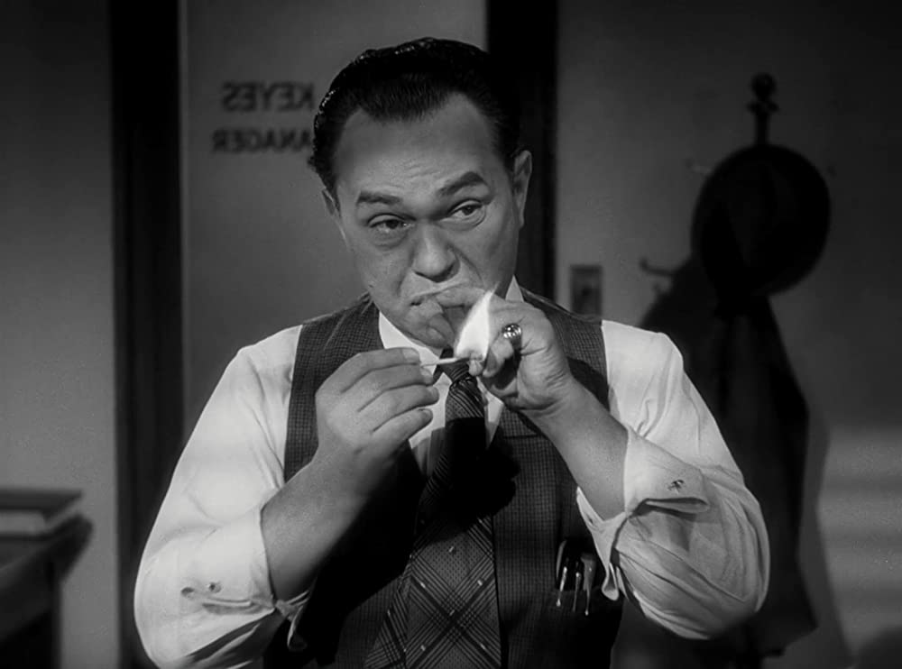 「深夜の告白」エドワード・G・ロビンソンの画像