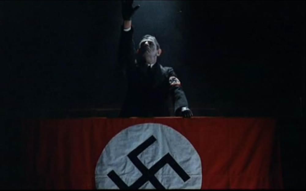 赤いポスターの画像