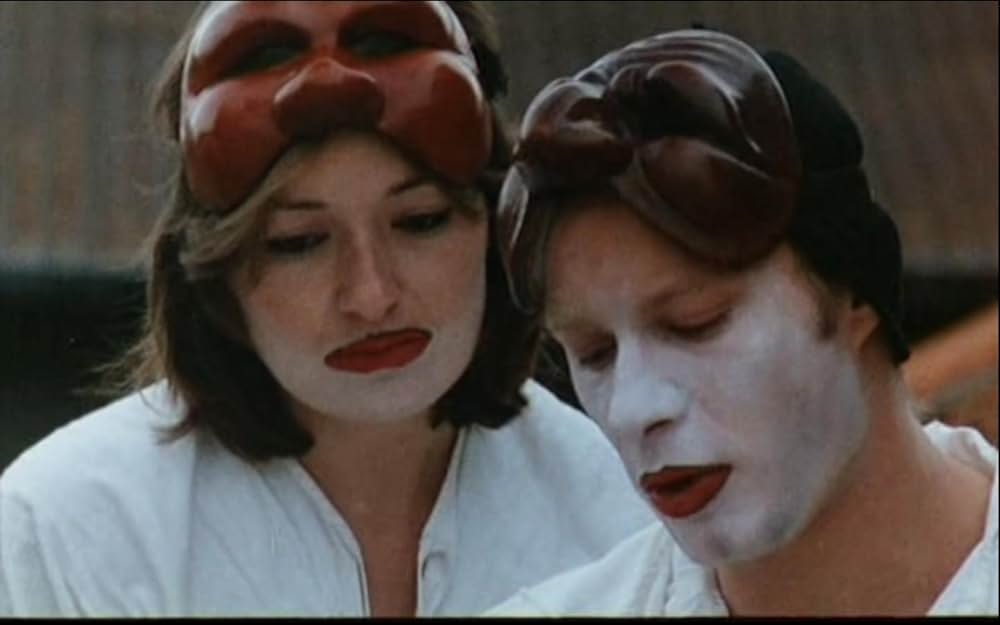 赤いポスターの画像