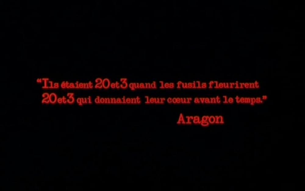 赤いポスターの画像