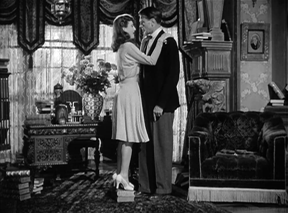 「教授と美女」ゲイリー・クーパー & バーバラ・スタンウィックの画像