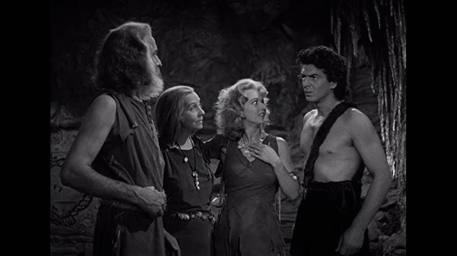 「紀元前百万年」ビクター・マチュア & ナイジェル・ド・ブルリエ & Carole Landisの画像