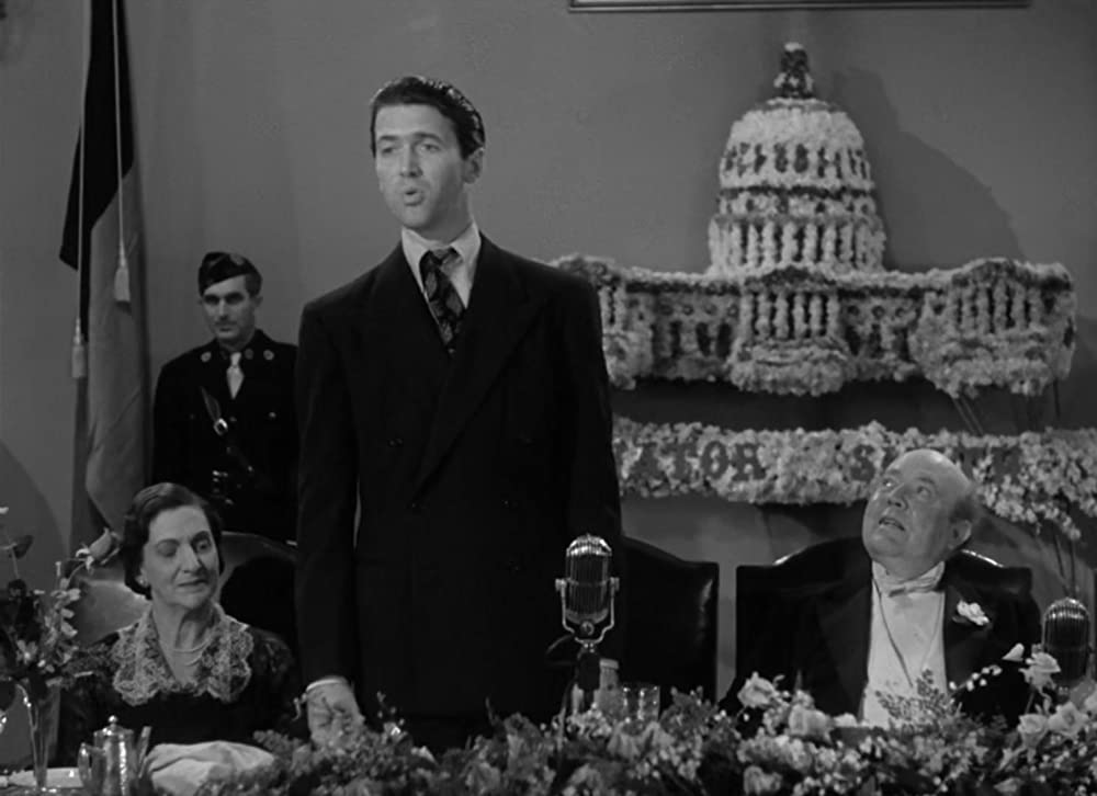 「スミス都へ行く」ジェームズ・スチュワート & ボーラ・ボンディ & ガイ・キビーの画像