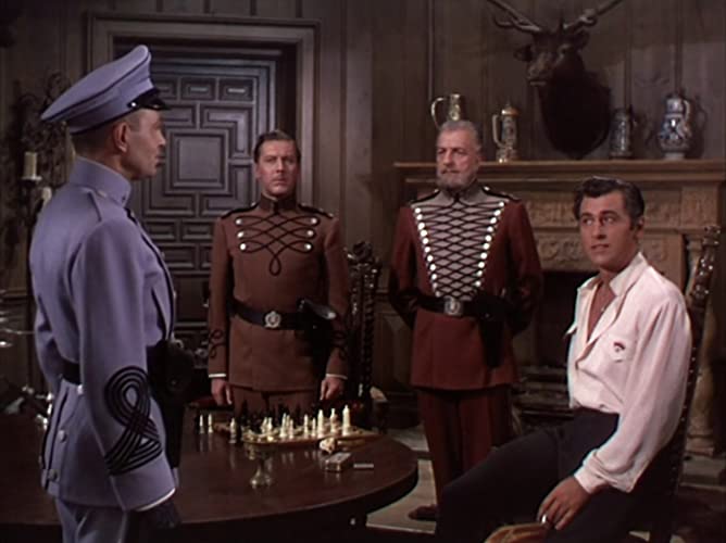 「ゼンダ城の虜」ジェームズ・メイソン & スチュワート・グレンジャー & ルイス・カルハーン & ロバート・クートの画像