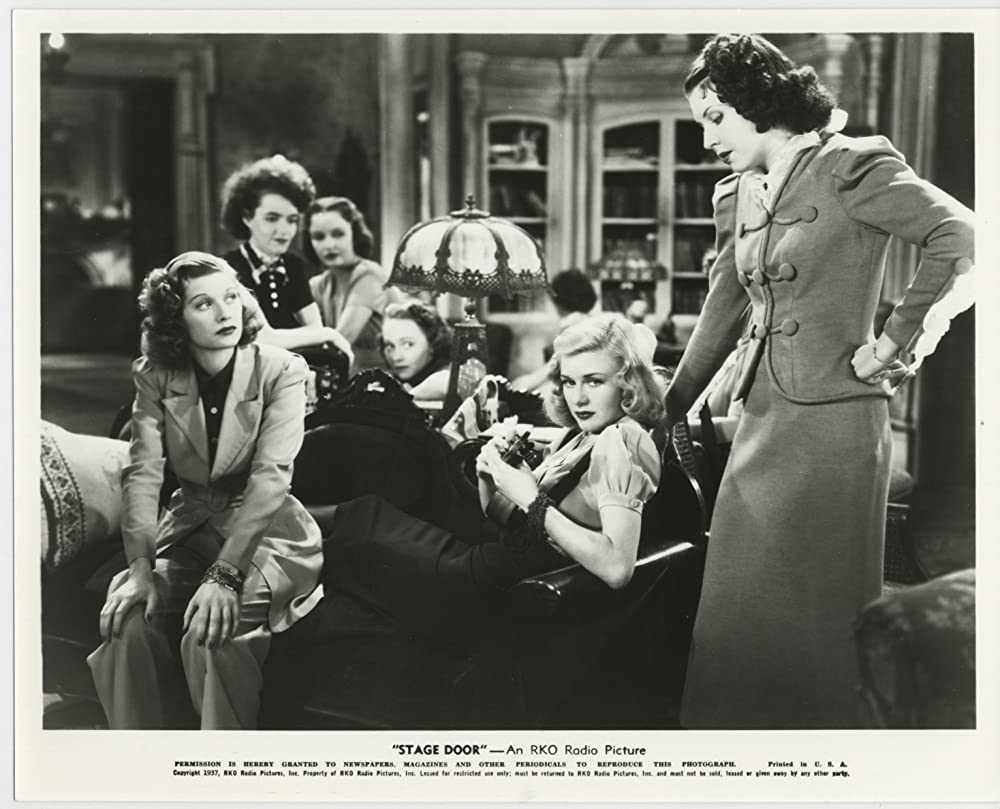 「ステージ・ドア」ルシル・ボール & ジンジャー・ロジャース & アンドレア・リーズ & アン・ミラーの画像