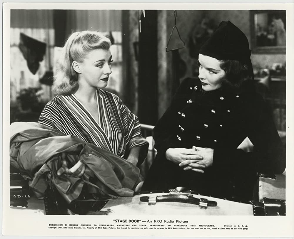 「ステージ・ドア」キャサリン・ヘプバーン & ジンジャー・ロジャースの画像