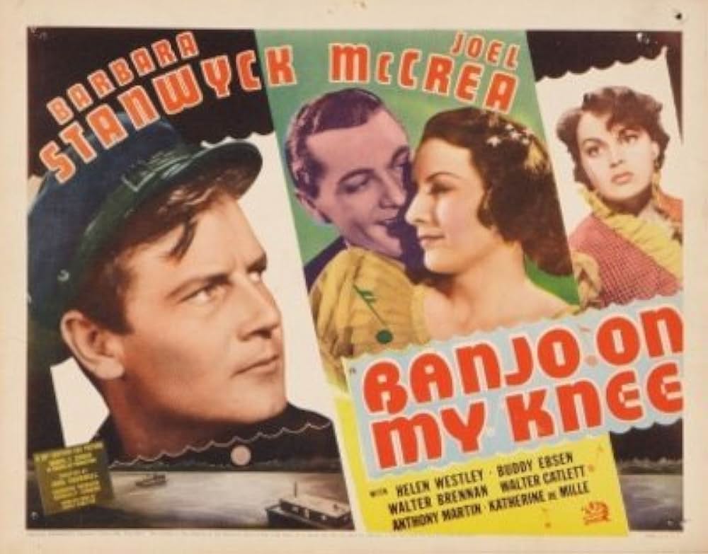 膝にバンジョーの画像