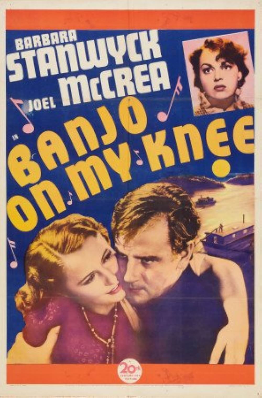 膝にバンジョーの画像