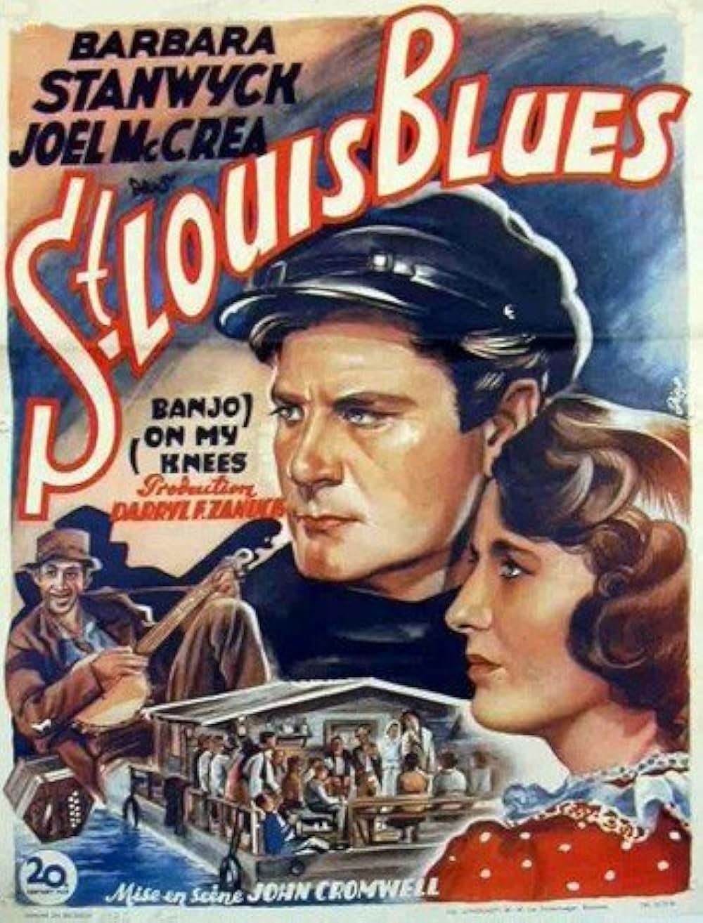 膝にバンジョーの画像