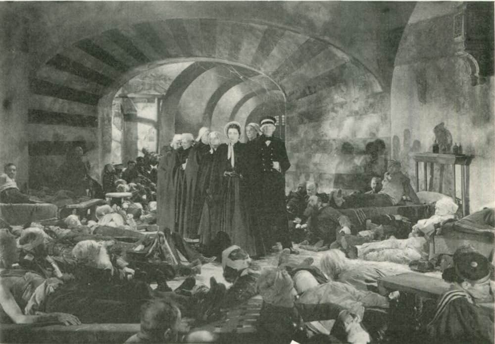 白衣の天使の画像