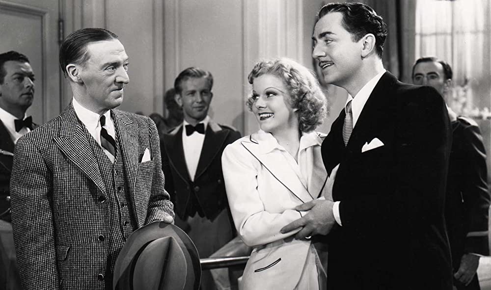 「結婚クーデター」ジーン・ハーロウ & ウィリアム・パウエル & E・E・クライブの画像