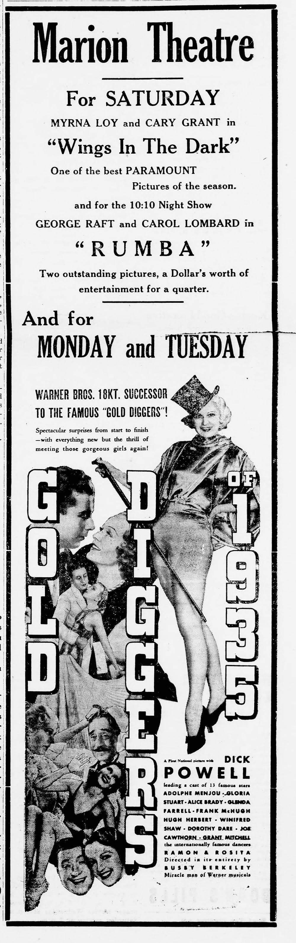 ゴールド・ディガース35年の画像