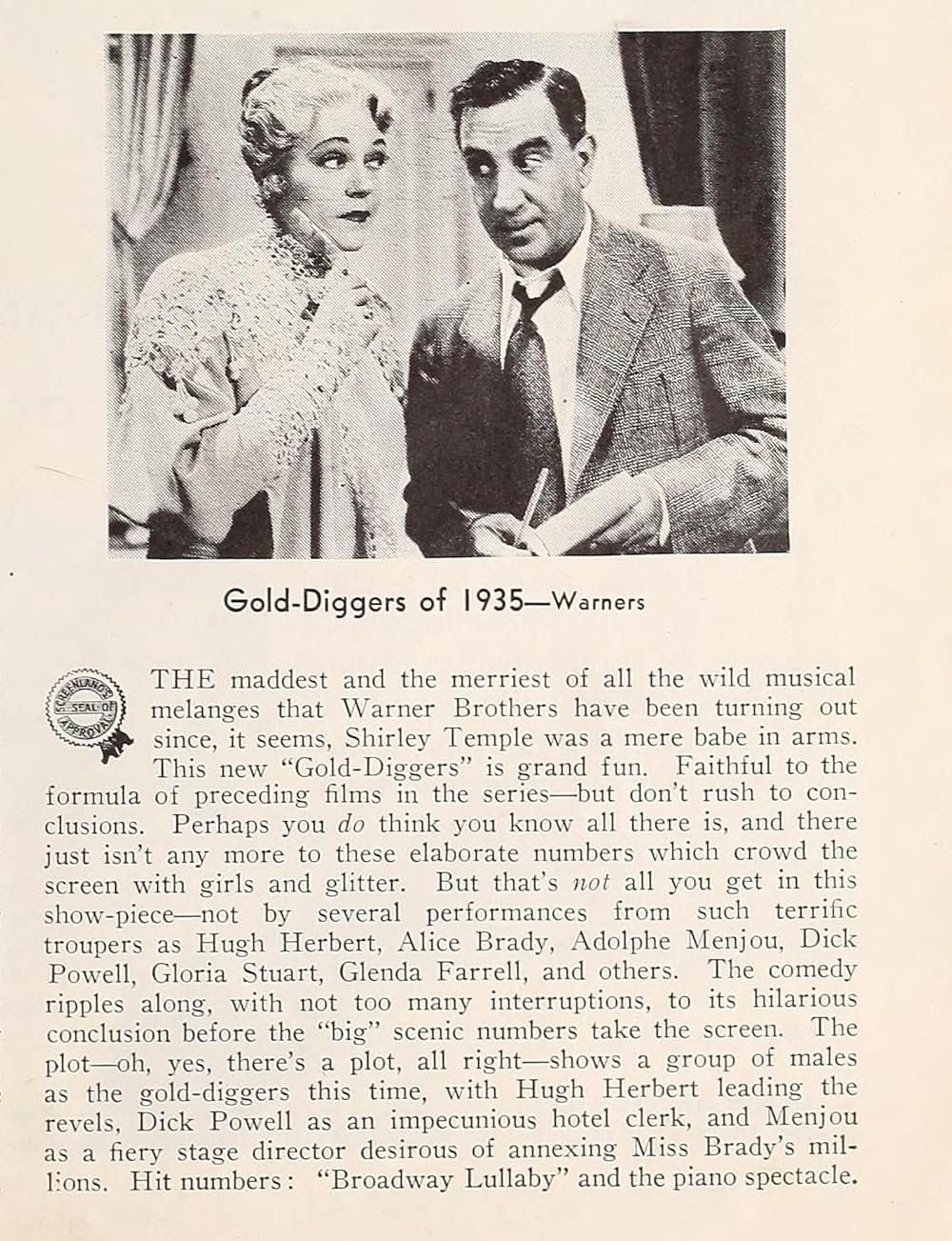 ゴールド・ディガース35年の画像