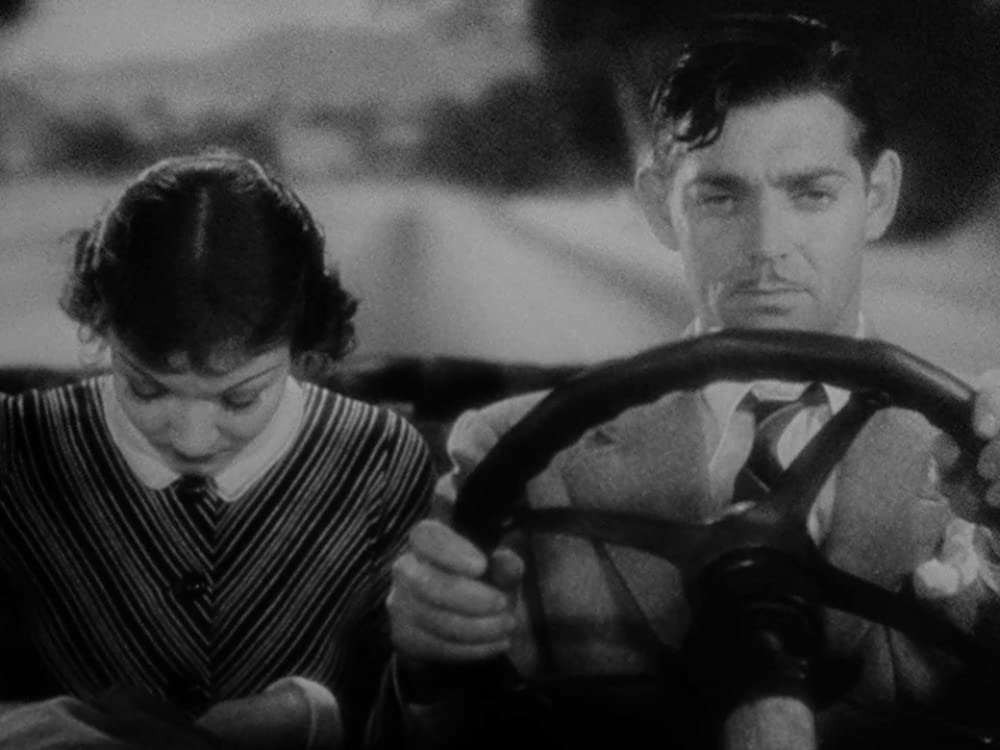 「或る夜の出来事」クラーク・ゲーブル & クローデット・コルベールの画像