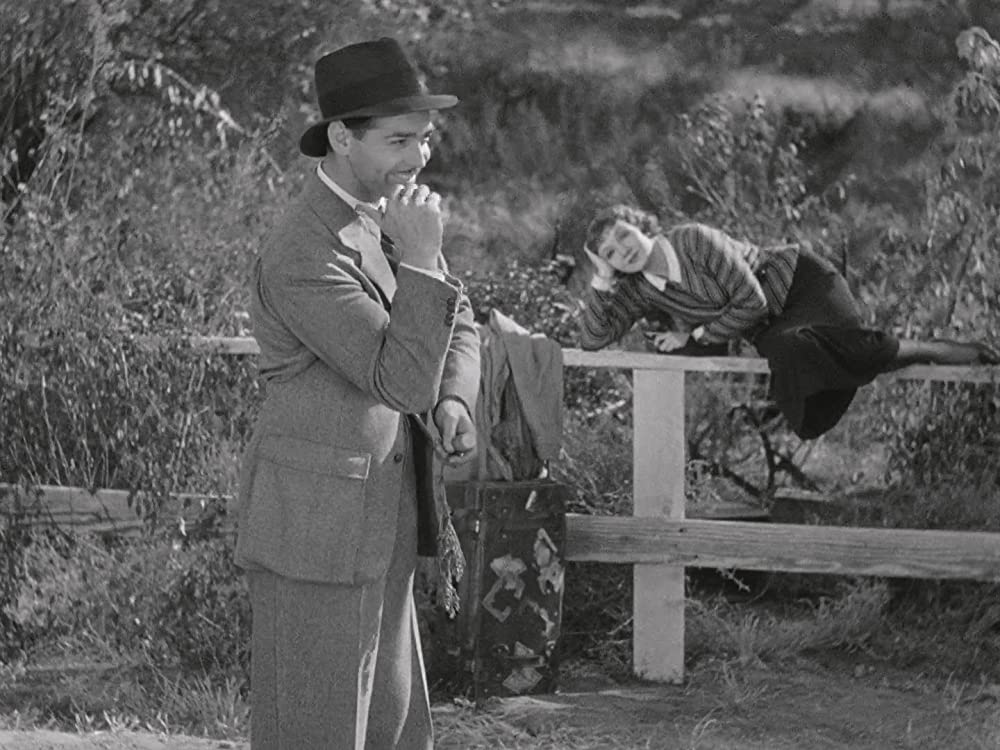 「或る夜の出来事」クラーク・ゲーブル & クローデット・コルベールの画像