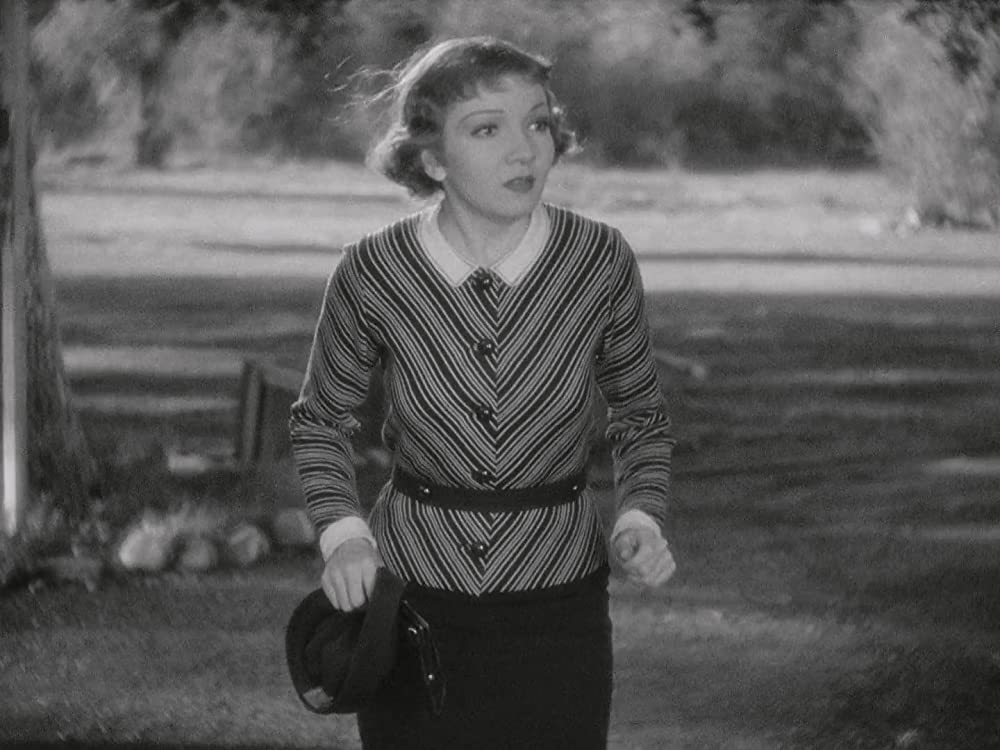 「或る夜の出来事」クローデット・コルベールの画像