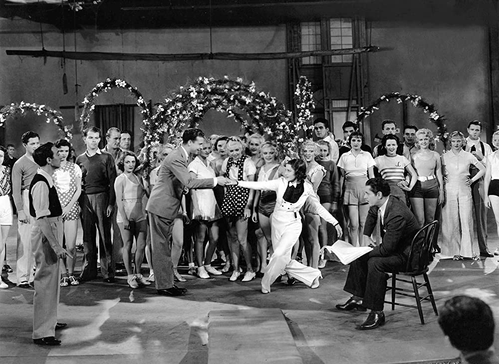 「四十二番街」Loretta Andrews & Joan Barclay & Warner Baxter & Virginia Dabney & Bebe Daniels & エドワード・ヌージェント & Dave O'Brien & ディック・パウエル & ジョージ・E・ストーン & Pat Wingの画像