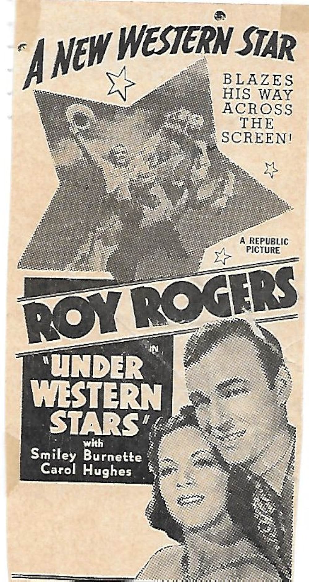 西部の星空の下での画像