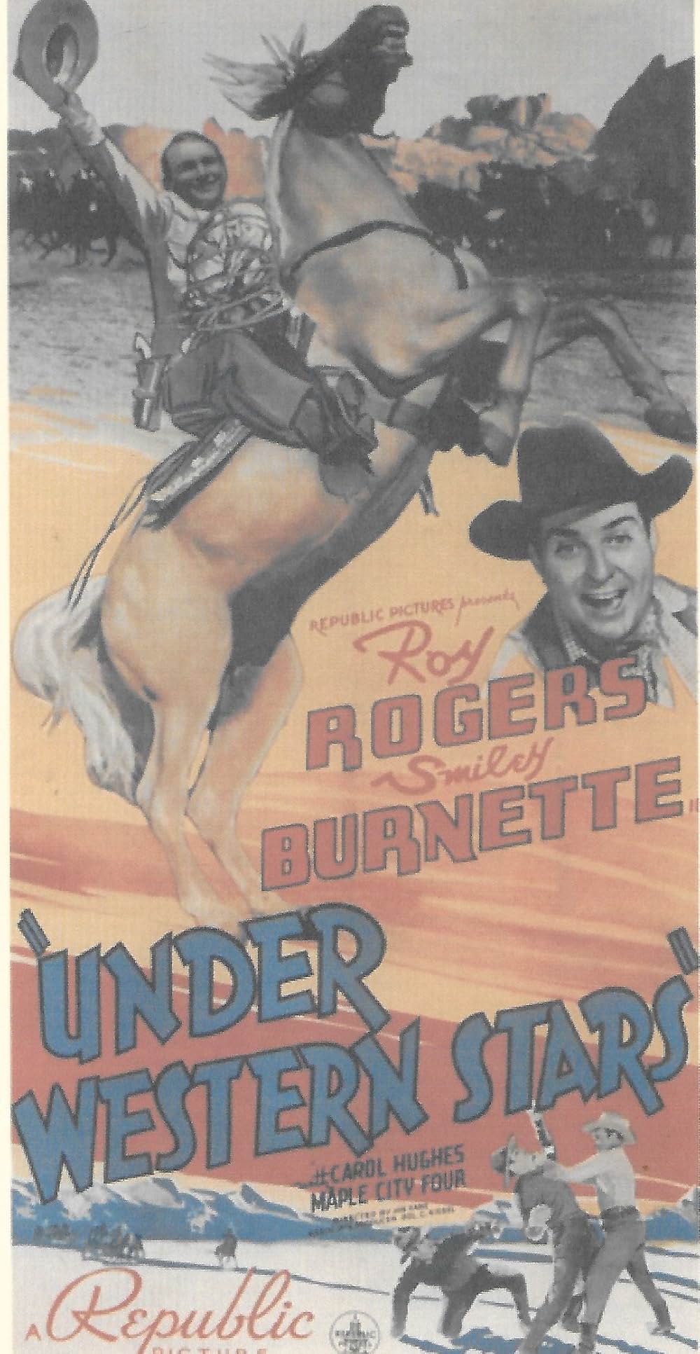 西部の星空の下での画像