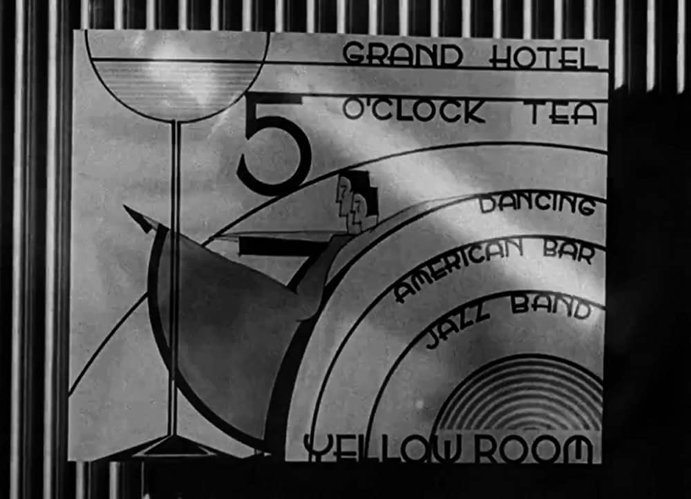 「グランド・ホテル」ジョン・バリモア & グレタ・ガルボの画像