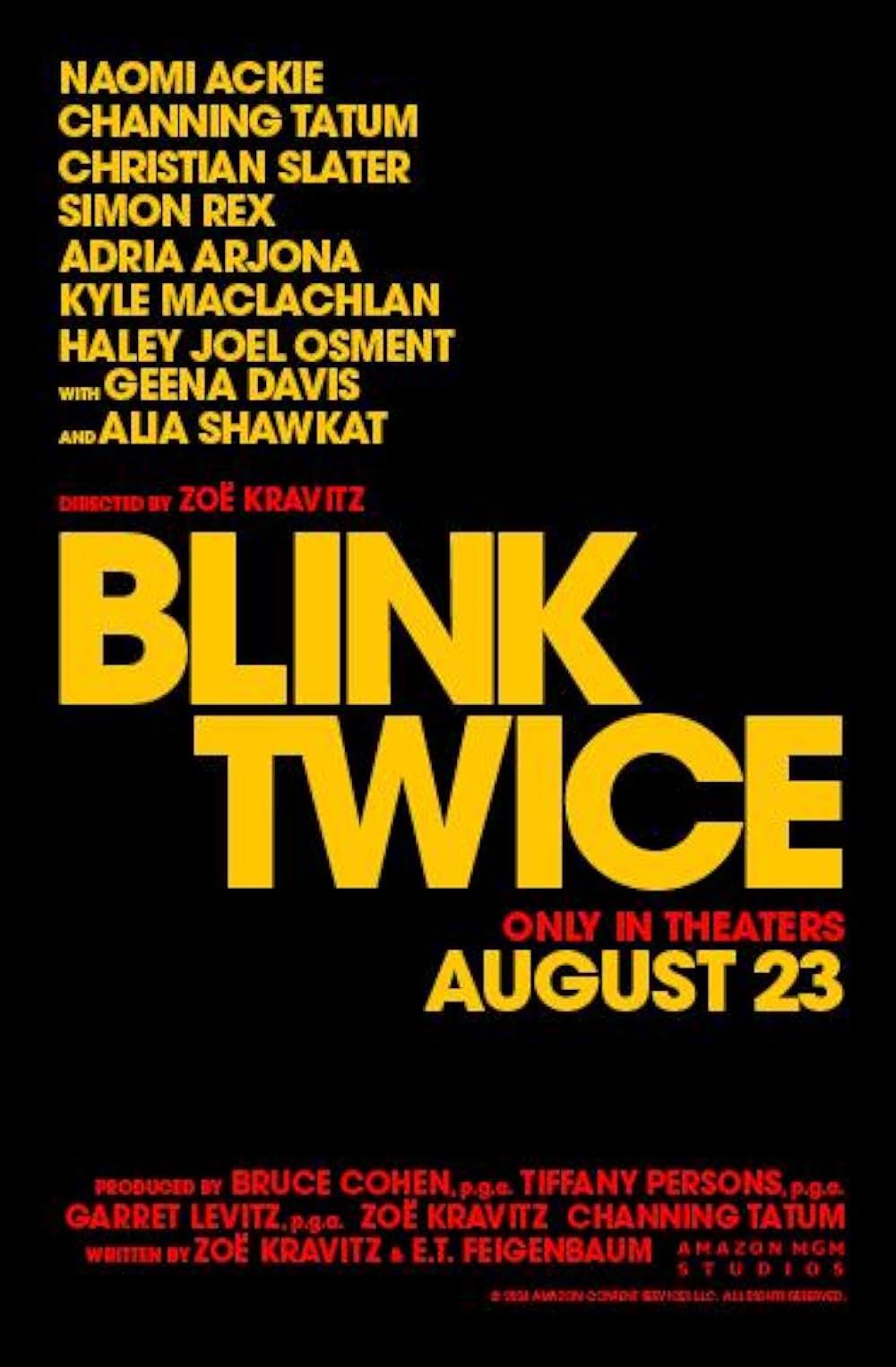 「Blink Twice（原題）」の画像