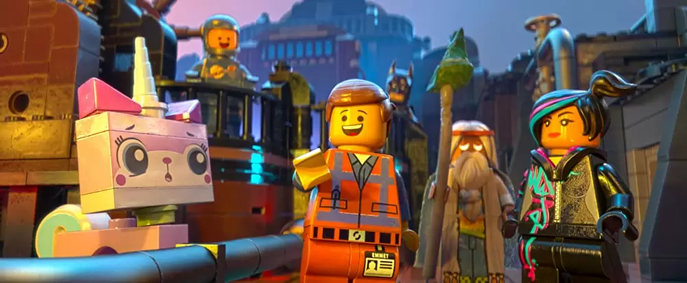 「LEGO（R） ムービー」モーガン・フリーマン & ウィル・アーネット & エリザベス・バンクス & チャーリー・デイ & クリス・プラット & アリソン・ブリーの画像