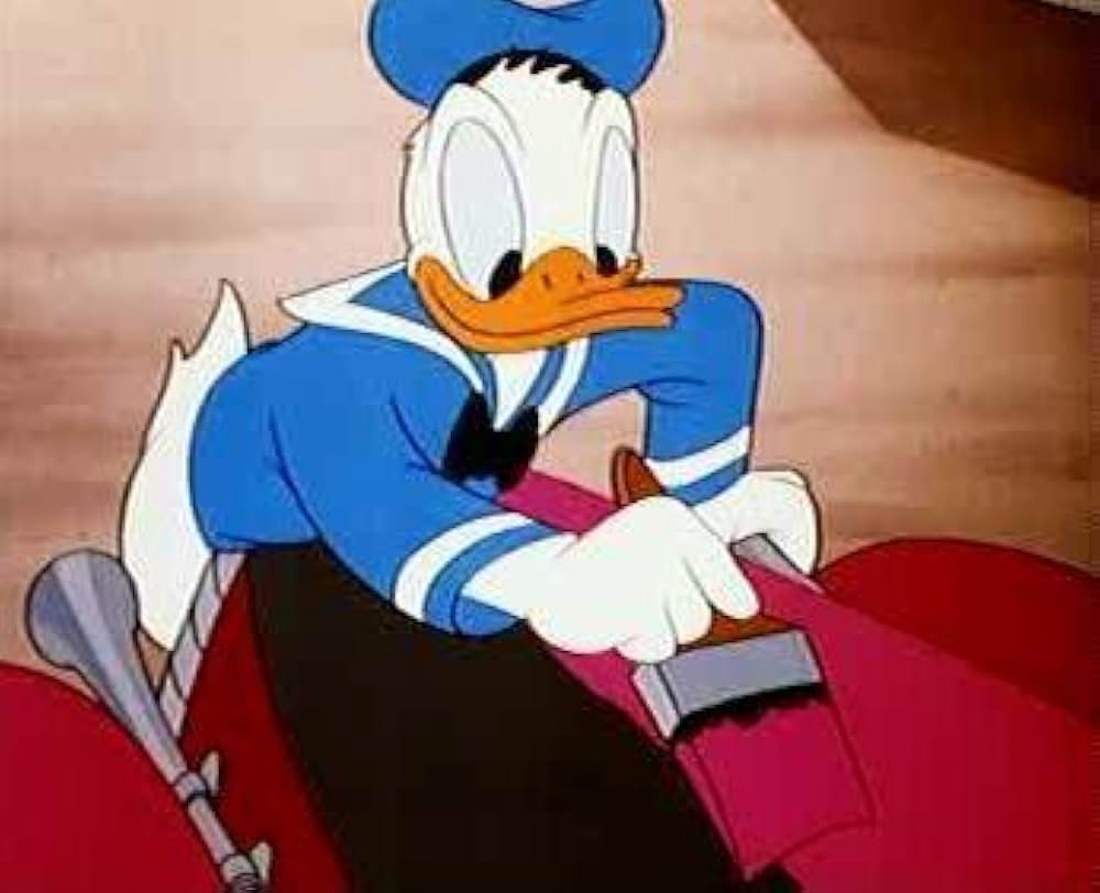 ドナルドのペンキ塗りの画像