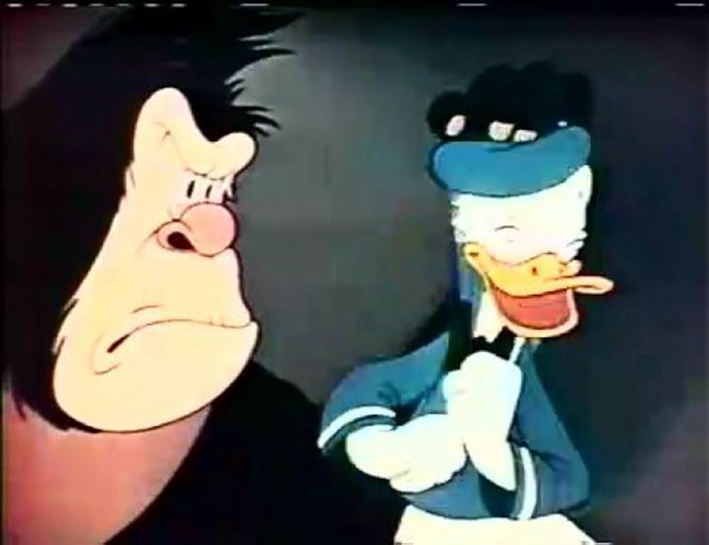 ドナルドとゴリラの画像