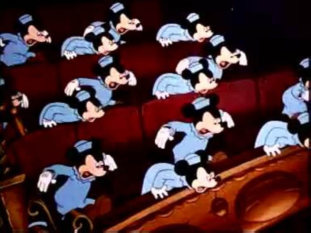 ミッキーの芝居見物の画像