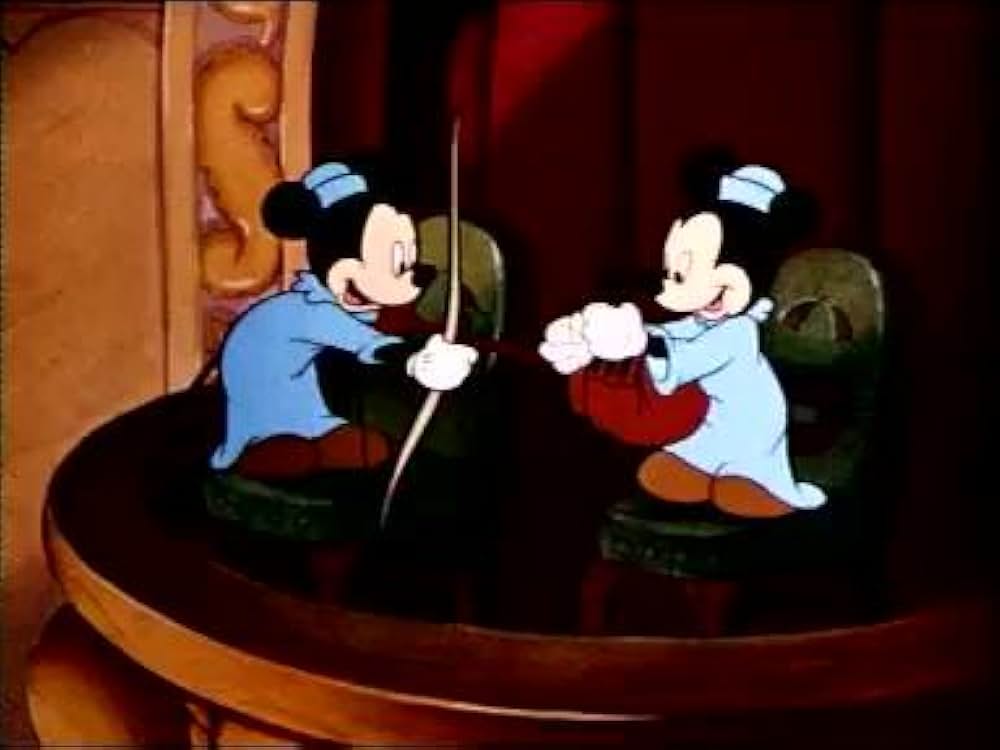 ミッキーの芝居見物の画像