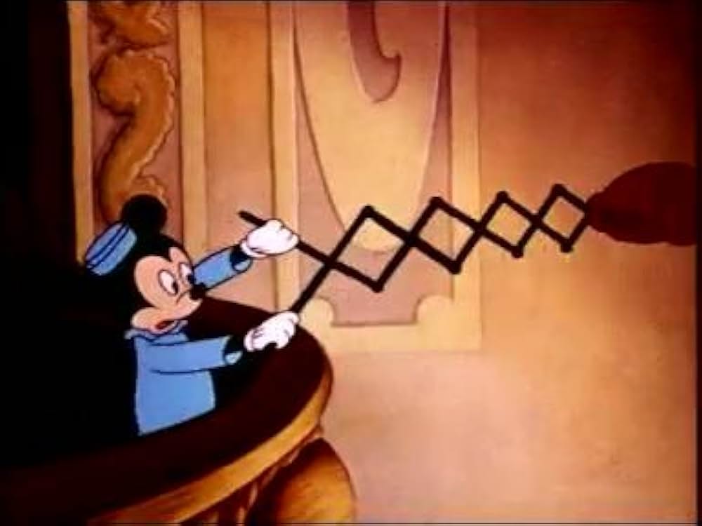 ミッキーの芝居見物の画像