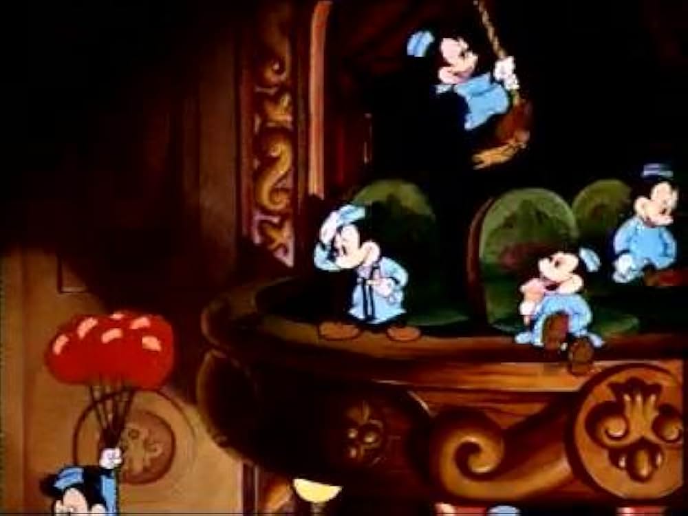 ミッキーの芝居見物の画像