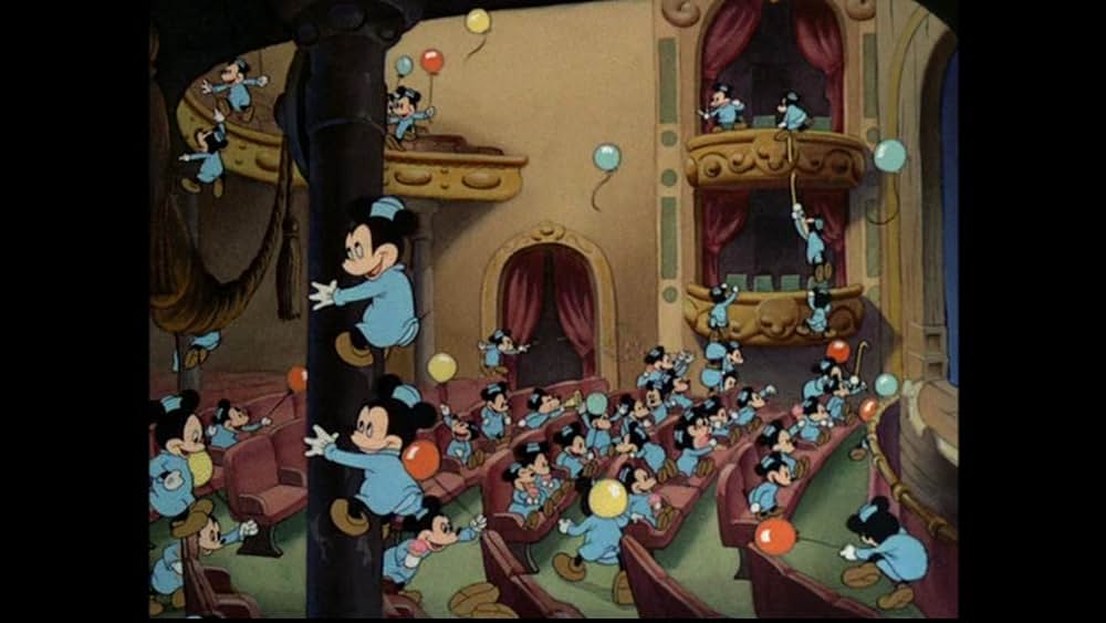 ミッキーの芝居見物の画像