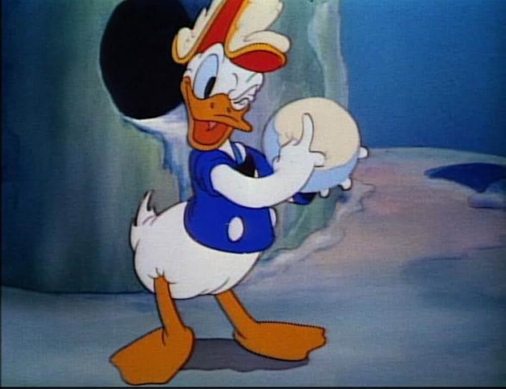 ドナルドの雪合戦の画像