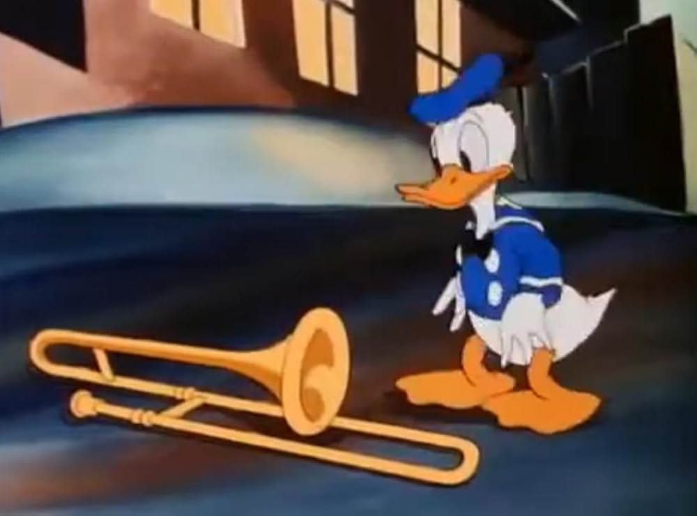 ドナルドのトロンボーン騒動の画像
