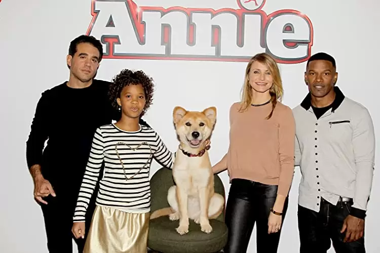 「ANNIE／アニー」キャメロン・ディアス & ジェイミー・フォックス & ボビー・カナベイル & クワベンジャネ・ウォレスの画像