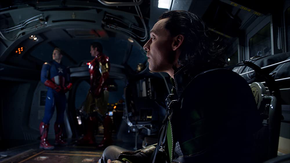 「アベンジャーズ」ロバート・ダウニー・Jr. & クリス・エバンス & トム・ヒドルストンの画像