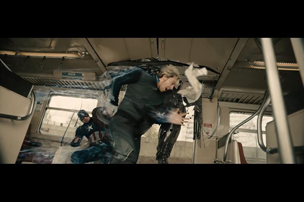 「アベンジャーズ／エイジ・オブ・ウルトロン」クリス・エバンス & アーロン・テイラー＝ジョンソンの画像