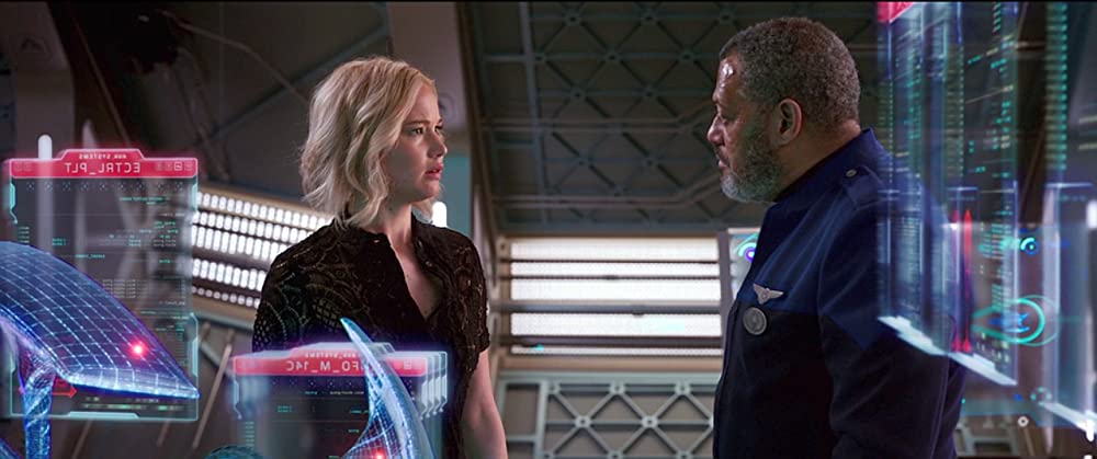 「パッセンジャー」ローレンス・フィッシュバーン & ジェニファー・ローレンスの画像