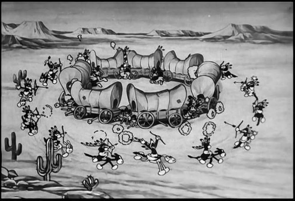 ミッキーの幌馬車時代の画像