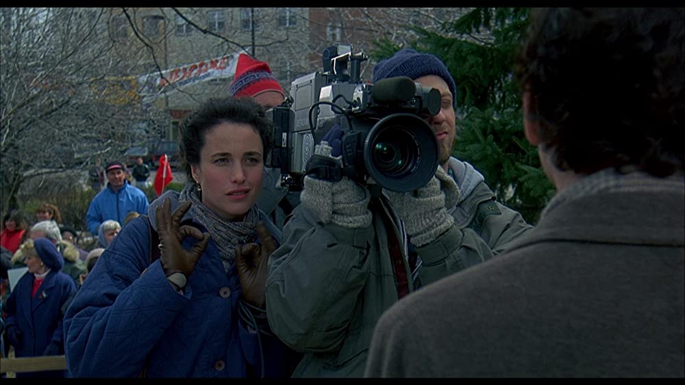 「恋はデジャ・ブ」ビル・マーレイ & アンディ・マクダウェル & クリス・エリオットの画像