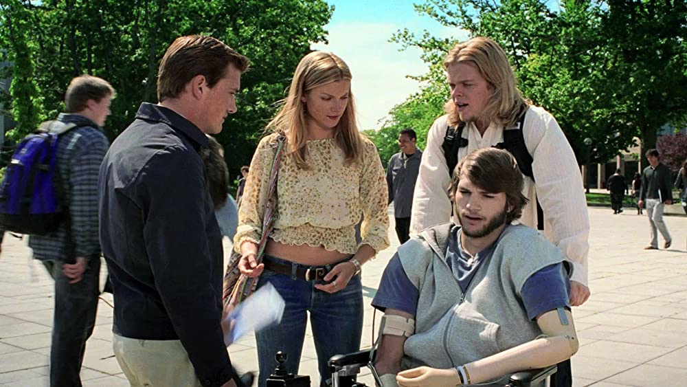 「バタフライ・エフェクト」アシュトン・カッチャー & ウィリアム・リー・スコット & エイミー・スマート & エルデン・ヘンソンの画像