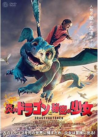 炎のドラゴンと秘密の少女のポスター