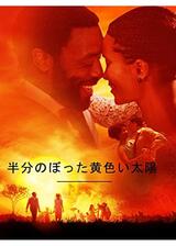 半分のぼった黄色い太陽のポスター