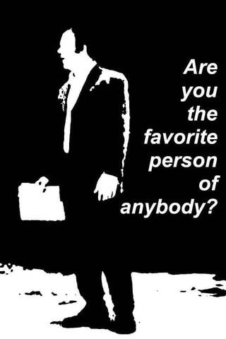 Are You the Favorite Person of Anybody?（原題）のポスター