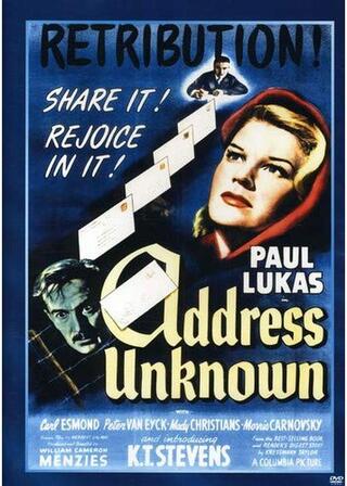 Address Unknown（原題）のポスター