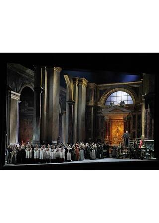 METライブビューイング2024-25 プッチーニ「トスカ」のポスター