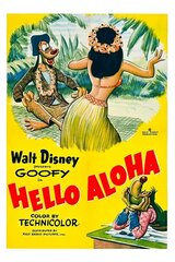 グーフィーのハワイの休日のポスター