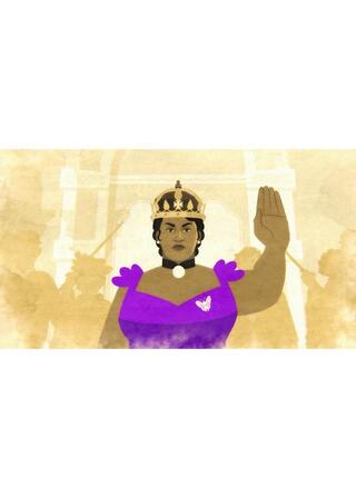 女王に花をのポスター